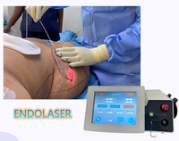 Fat Dissolving Vaser Machine Avec Liposuccion Canule Set Portable Double Vague 1470nm 980nm Laser Machine Double Chin Fat Removal