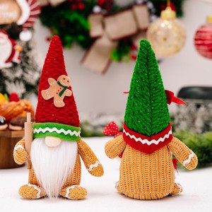 SHUANGYUAN <strong>Christmas</strong> <strong>Decorations</strong> <strong>Red</strong> <strong>and</strong> <strong>Green</strong> Cookie Man Dwarf Figurines <strong>Christmas</strong> Candy Gingerbread Man Figurines - Product Image 6