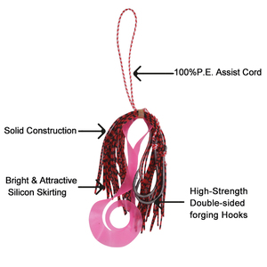 <strong>Madai</strong> <strong>Jig</strong> Assist Hook Custom Rubber Skirts Color 13# Double Hook Inchiku <strong>Madai</strong> Slider <strong>Jig</strong> Assist Hook - Product Image 3