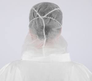 قناع واقي للرأس من مادة البولي بروبيلين غير المنسوجة للاستخدام مرة واحدة، معدات أمان كاملة التغطية، قناع سباق الفضاء والكارتينج من ماركة AOYA، مقاس 54×34 سم - Product Image 4