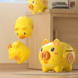 Venta al por mayor lindo <span class=keywords><strong>Huchas</strong></span> cajero electrónico Banco moneda dinero Banco juguetes caja de ahorro de dinero para niños - Product Image 5