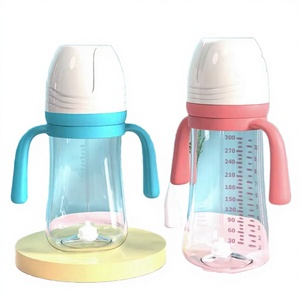 ขวดนมซิลิโคนปลอดสาร BPA BoYi Evenflo ความจุสูง 240 มล. ปรับระดับการไหลได้ ป้องกันอาการโคลิค คอกว้าง มีหูจับ สำหรับเด็ก 0-12 เดือน - Product Image 4