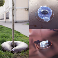 Sac d'arrosage d'arbres en PVC robuste, portable, pour irrigation goutte à goutte à libération lente
