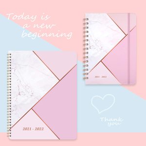 2022 Twin-Wire Binding Custom Planner Business Planner with Hardcover with Thick Paper Contacts Calendar Holidays