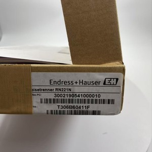 Isolateur numérique Endress+Hauser RN221N 5V 10 Mbps à couplage optique - Product Image 1