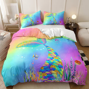 High Quality 3D Digital Printed Cartoon 100% Polyester Microfiber Duvet Cover Custom Comforter Set Eco-Friendly Durable <strong>Bedding</strong> - Product Image 6