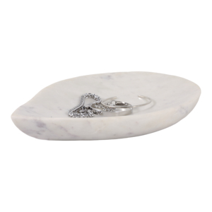 Ciotola in marmo intagliata a goccia, decorazione per la casa, per tavolino da caffè, bancone cucina, ingresso, decorazione elegante - Product Image 2