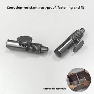 Connecteur Réglable Dissimulé Deux-en-un pour Étagère, Fixation Invisible pour Éclairage d'Étagère, Accessoires d'Éclairage - Product Image 2