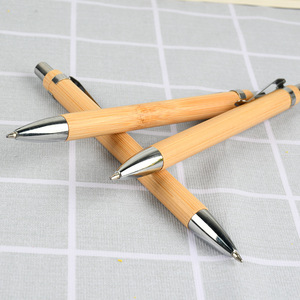 Tái Chế Bấm Với Sinh Thái Thân Thiện Với Tre Bút Với Chất Lượng Cao Cá Nhân Gỗ Biểu Tượng Tùy Chỉnh Khách Sạn Tiện Nghi Bóng Điểm Bi - Product Image 3