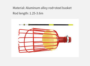 <span class=keywords><strong>1</strong></span>.25-3.6M Handmatig <span class=keywords><strong>Fruit</strong></span> Grijper Appel Olijf Avocado Mango Boom Telescoping <span class=keywords><strong>Fruit</strong></span> Plukker Gereedschap Met Mand Verstelbare Paal - Product Image 5