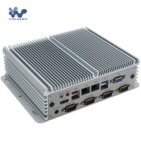 Vincanwo Haute Qualité I3 I5 I7 Mini PC Industriel Sans Ventilateur Ordinateur de Contrôle Industriel Intégré de Bureau avec Linux OS Vente en Gros