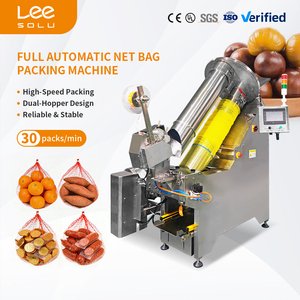 Industria de fábrica, bolsa de red de malla automática, conteo de ponderación, red, recorte, máquina de embalaje para cebolla, <span class=keywords><strong>Castanea</strong></span> Mollissima - Product Image 1
