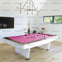 Kommerzieller Club Billard Tisch Günstig Schieferplatte Brunswick American Style 9 Fuß