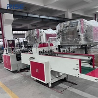 Hoge snelheid plastic zakken seal- en snijmachine, machine voor het maken van platte zakken, te koop