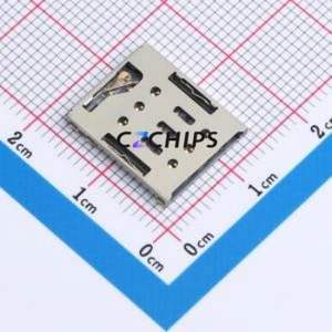 C7803-01 SIM Card Connector SMD Connector ( Card Type: Nano SIM Card )( Body Max Height: 1.38mm )( Operating Temperature: ) - Product Image 1