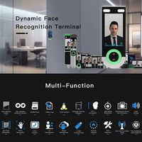 LEEKGOTECH de gama alta Dispositivo de asistencia de tiempo de control de acceso de reconocimiento facial de Palma multibiométrica de 5,5 pulgadas con software SDK gratuito