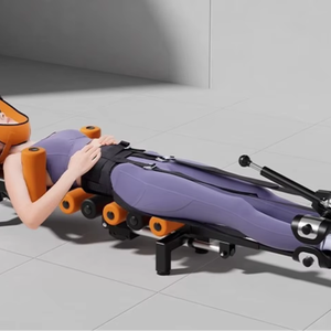 Alat Traksi Ergonomis LH-Q-002 untuk Penggunaan di Rumah, Tempat Tidur Tarik Tulang Belakang Elektrik, Peregang Leher dan Tubuh, Peregang Tulang Belakang yang Dapat Diperpanjang - Product Image 1