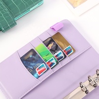 A6 Cash Planner Binder Enveloppes avec Budget Zipper Folder Bag Binder for Money