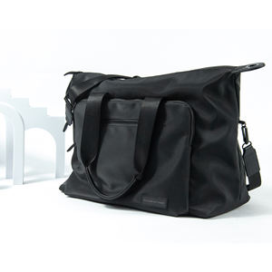 Personalización de alta calidad para mujer, Gimnasio Deportivo con compartimento para zapatos, bolsa de viaje de lona - Product Image 3