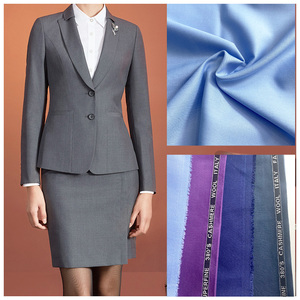 Chất lượng cao Dubai dệt TR Selvage sáng bóng phù hợp với vải <span class=keywords><strong>viscose</strong></span>/Polyester đồng bằng nhuộm cho áo khoác của chàng trai lót bán buôn người đàn ông áo - Product Image 2
