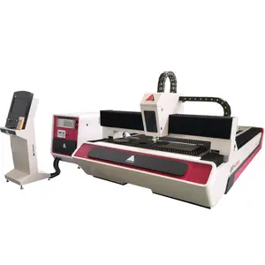 Único worktable metal fibra laser máquina de corte alta qualidade máquina de corte a laser com ISO CE de BOAO China 1000W 2000W