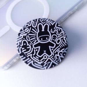 Supporto per Telefono da Scrivania Telescopico Magnetico Antiurto in Acrilico <span class=keywords><strong>Mr</strong></span>. Graffiti Rabbit - Product Image 2