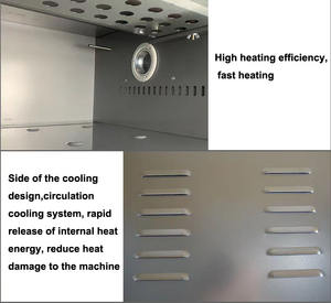 Horno de panadería de gas profesional de 2 cubiertas y 4 bandejas/horno eléctrico para hornear pan a la venta - Product Image 4