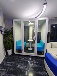Oficina Portátil Plus Pod, Mini Casa para Reuniones de 2 Personas - Product Image 6
