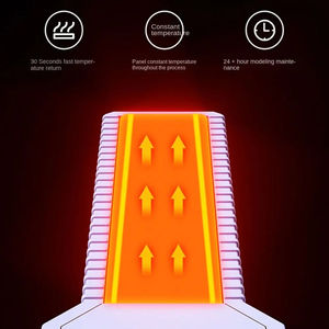 Mini lisseur et fer à boucler portable USB pour dortoir, petit format, pour franges volumineuses, double usage - Product Image 5