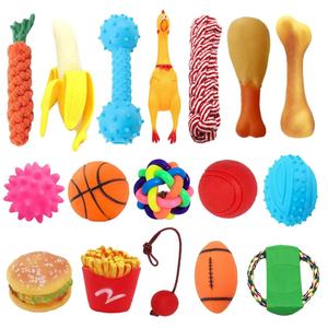Juguetes de Goma Resistentes y Ecológicos <span class=keywords><strong>para</strong></span> Perros, Juguetes Interactivos <span class=keywords><strong>para</strong></span> la Limpieza Diaria de los Dientes, Juguetes Clásicos Coloridos y Duraderos - Product Image 5