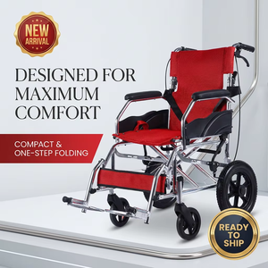 <span class=keywords><strong>Silla</strong></span> de Transporte Plegable Ligera de Aleación de Aluminio, <span class=keywords><strong>Silla</strong></span> de <span class=keywords><strong>Ruedas</strong></span> Manual Portátil para Hospital y Cuidado en el Hogar, OEM ODM - Product Image 2