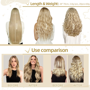 Extensiones de Cabello con Cinta Invisible Doble La Remy Virgin Cuticle, Aspecto Natural Sin Costuras, Cinta de Doble Cara, Profesional para Salón - Product Image 6