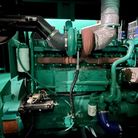 Genset Diesel Bekas Cummins KTA19-M3 523KVA Tipe Silent 400V 50Hz untuk Industri dengan Kanopi Kedap Suara