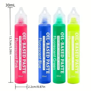 UV Epoxyhars Pigment - 20 Kleuren Transparante Fluorescerende Pasta Sterk Geconcentreerd Voor Hars Sieraden Maken Kit Diy Ambachten