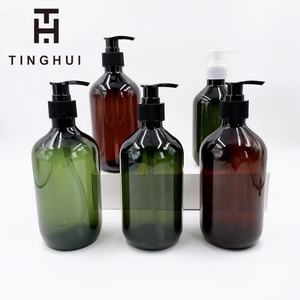 Échantillon gratuit de flacon distributeur d'huile essentielle de 16 oz, flacon rond pour savon avec pompe - Product Image 1