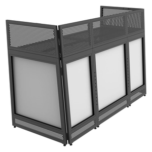 Di động di động gấp giai đoạn Mixer có thể gập lại PODIUM mềm dẻo plegable đứng trạm mặt tiền DJ Booth bảng với máy tính xách tay đứng - Product Image 4