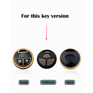 Pour <span class=keywords><strong>Toyota</strong></span> Vios NPC93/Altis/<span class=keywords><strong>Corolla</strong></span>, housse de clé en TPU à 3 boutons, <span class=keywords><strong>coque</strong></span> de protection pour clé - Product Image 3