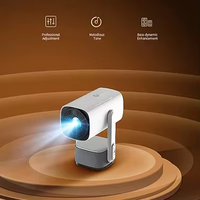 Projecteur portable K2 1080P MAX 4K Android 11 1 Go 8 Go avec batterie, autofocus et correction trapézoïdale pour l'extérieur