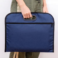 Sac de conférence en toile étanche à fermeture éclair avec impression de logo personnalisé dossiers/sac de documents/sac à main/porte-documents de voyage Oxford