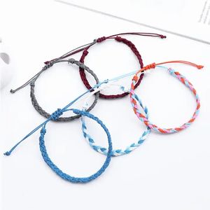 <span class=keywords><strong>Pulseras</strong></span> <span class=keywords><strong>de</strong></span> Cuerda Encerada Hechas a Mano, <span class=keywords><strong>Pulseras</strong></span> <span class=keywords><strong>de</strong></span> la Amistad para Mujer, Pulsera <span class=keywords><strong>de</strong></span> Cuerda Trenzada, Joyería <span class=keywords><strong>de</strong></span> Playa - Product Image 4