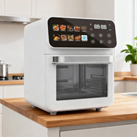 Nouvel Arrivage Friteuse à Air Numérique 10L Intelligente avec Fenêtre Visible, Réglage Automatique du Temps et de la Température, Friteuse Carrée, Freidoras De Aire