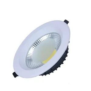 10w 20w 30w gömme yuvarlak LED Downlight yüksek kaliteli aydınlatma armatürü gömme LED ışık 85-265V