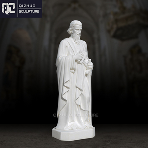 Igreja Católica Suprimentos Vida Tamanho Mão Esculpida Pedra Natural Mármore Religiosos São José Escultura Figura Estátua Da Igreja Venda - Product Image 5