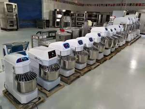 เครื่องผสมแป้งแบบยกอัตโนมัติ ความจุแป้ง 50-125 กก. ระบบไฮดรอลิก ปรับเอียงได้ อุปกรณ์เบเกอรี่สำหรับขนมปัง ข้าวสาลี ถั่วต่างๆ โรงแรม ความจุ 100 กก. อัตโนมัติ - Product Image 2