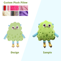 Oreiller en peluche personnalisé en forme de décoration cadeau, fabricant d'oreillers en peluche personnalisés, jouets en peluche personnalisés