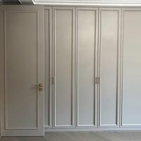 Grande armoire de chambre à coucher en MDF, livraison directe d'usine, armoire de rangement portable pour vêtements