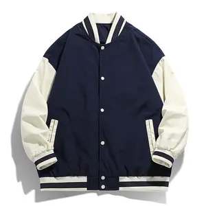 Herrenmode Herbst liebhaber Amerikanische einreihige Baseball jacke Jacke Trend des alten Stils lose Baseball anzug Männer