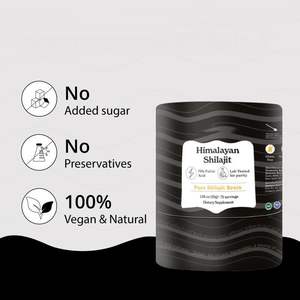 Resina Shilajit di qualità Premium OEM con acido fulvico ricco proveniente da himalaya - Product Image 4