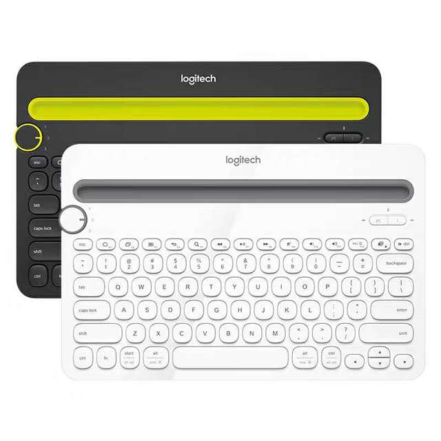 Logitech K480 Bluetooth Multi-Device Keyboard for Computers Tablets and Smartphones