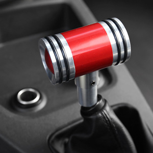 Pommeau de levier de vitesse de voiture en alliage d'aluminium, universel, rouge, noir, argent, bleu, antirouille - Product Image 3